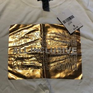 White girls cropped shirt